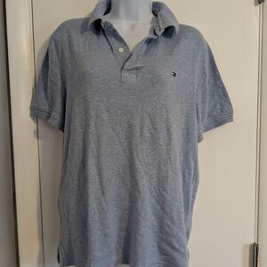 Men's Tommy Hilfiger Polo Blue Heather M Custom Fit